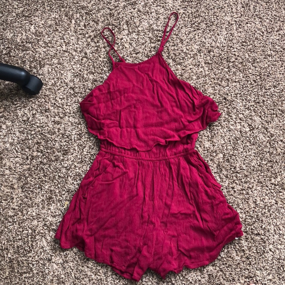 Romper with pockets
